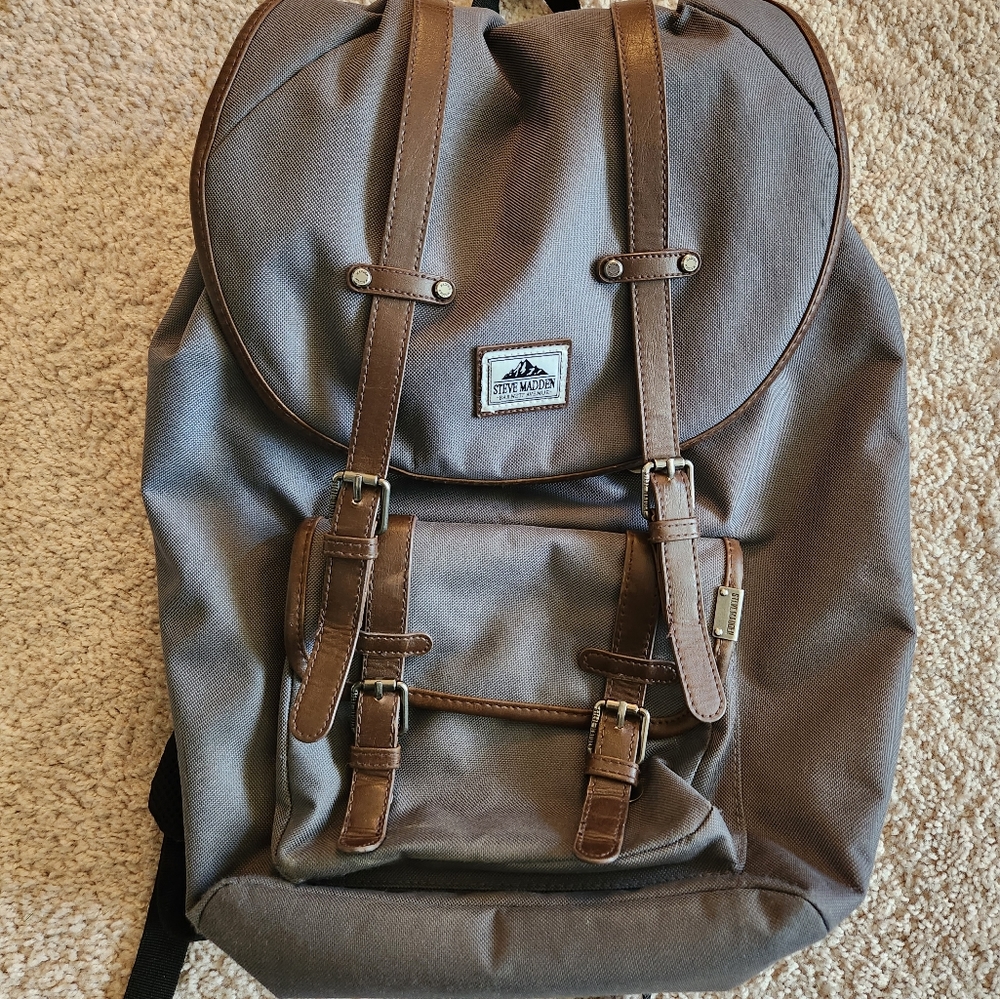 Steve Madden Classic Backpack - Grey